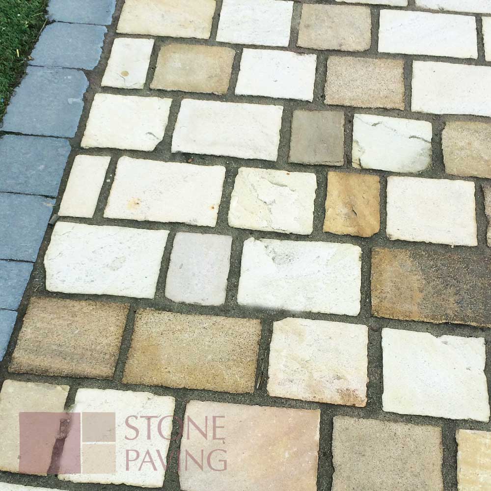 Natural Stone Paving Cobbles-Traditional-Fossil