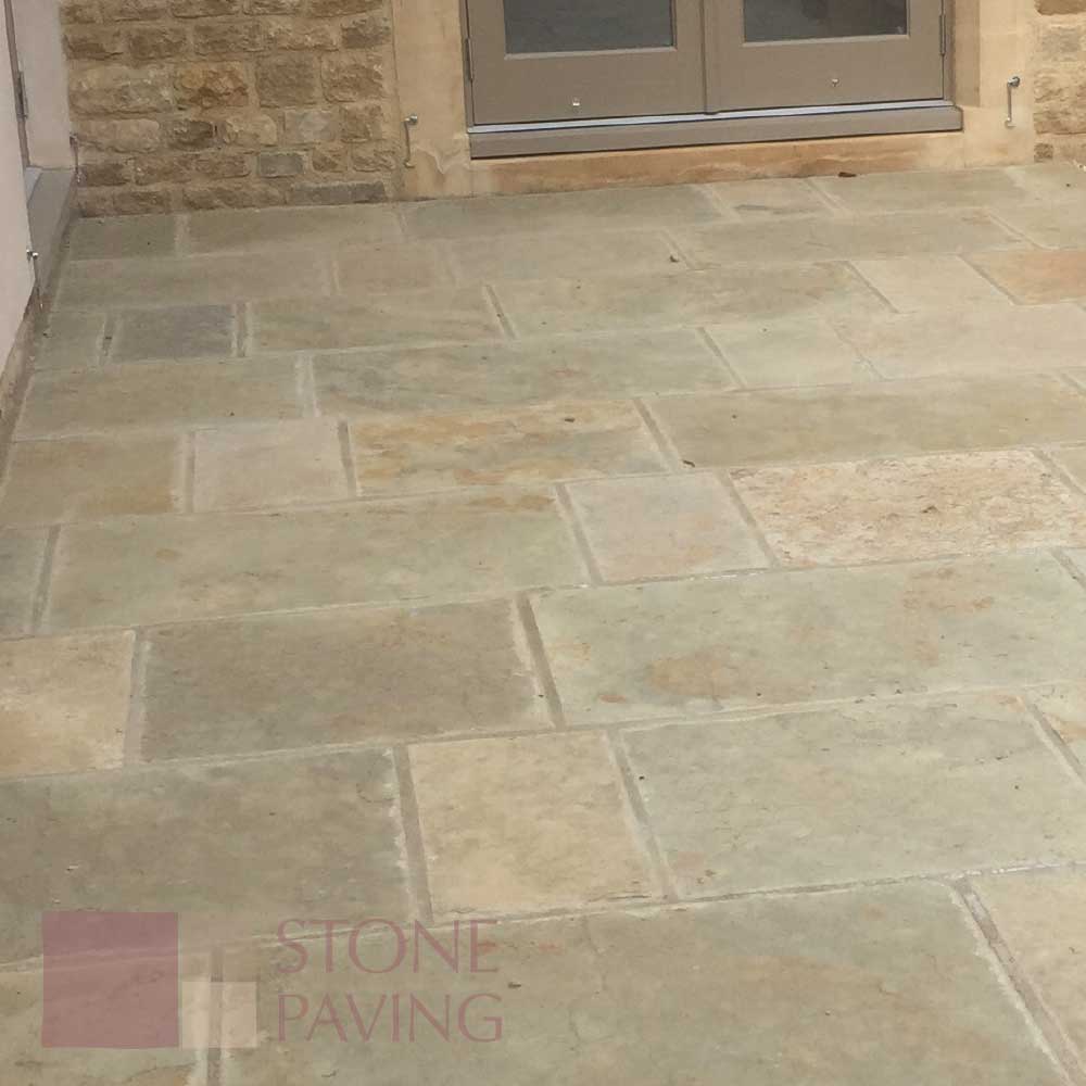 Natural Stone Paving Weathered-Citron